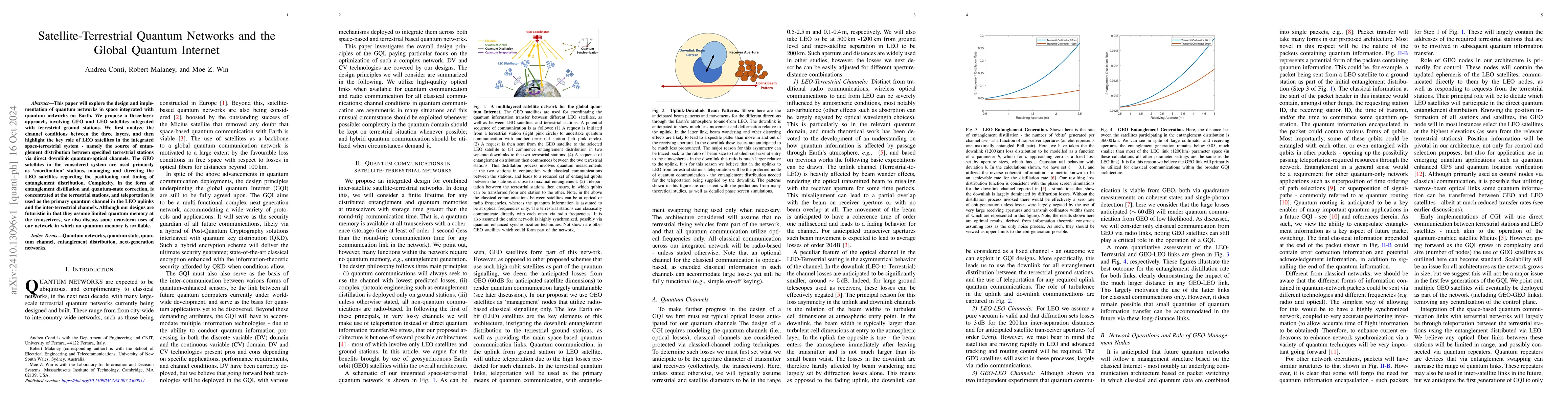 Thumbnail for Satellite-Terrestrial Quantum Networks and the Global Quantum Internet