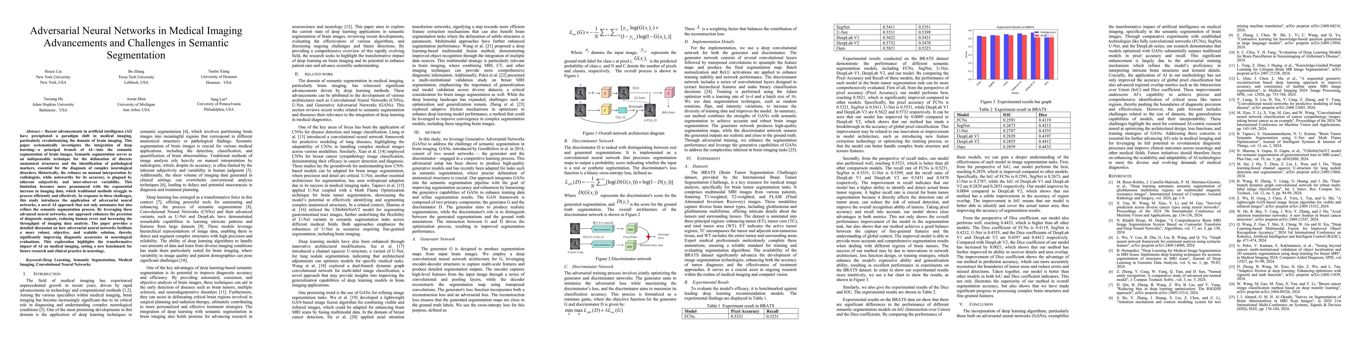 Thumbnail for Adversarial Neural Networks in Medical Imaging Advancements and
  Challenges in Semantic Segmentation