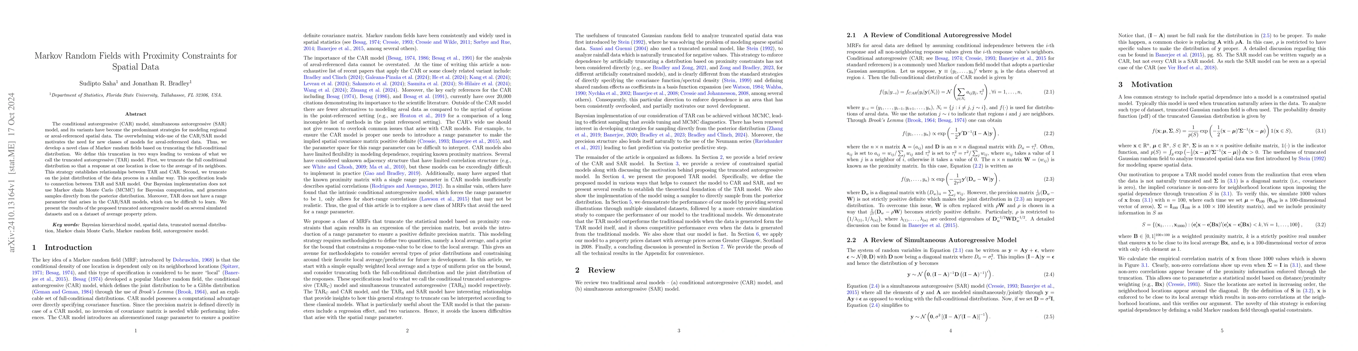 Thumbnail for Markov Random Fields with Proximity Constraints for Spatial Data