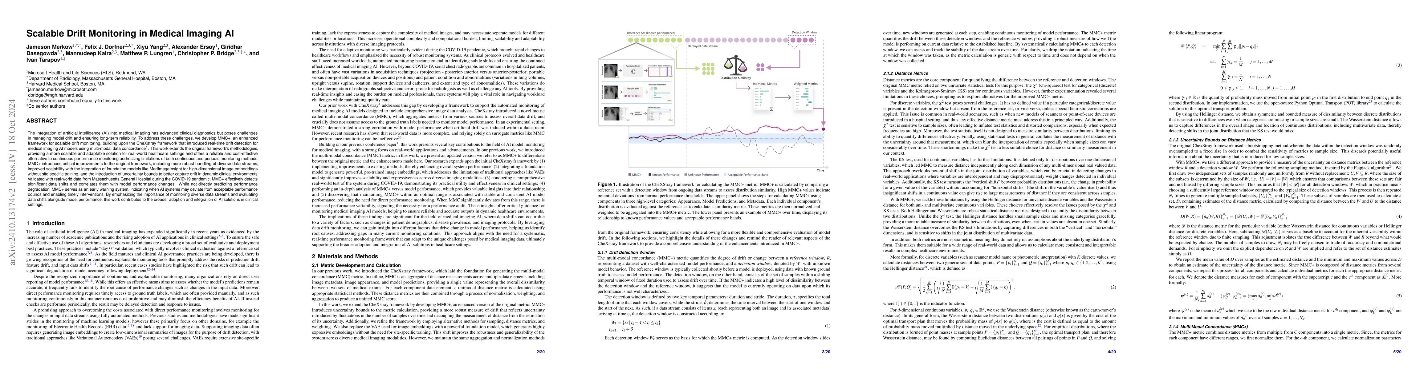 Thumbnail for Scalable Drift Monitoring in Medical Imaging AI