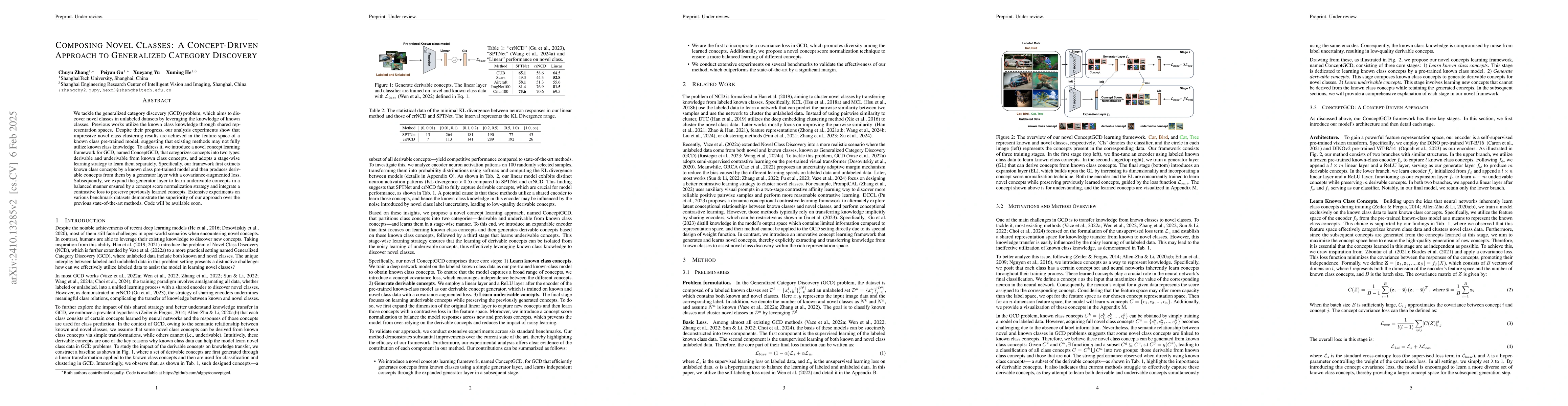 Thumbnail for Composing Novel Classes: A Concept-Driven Approach to Generalized
  Category Discovery