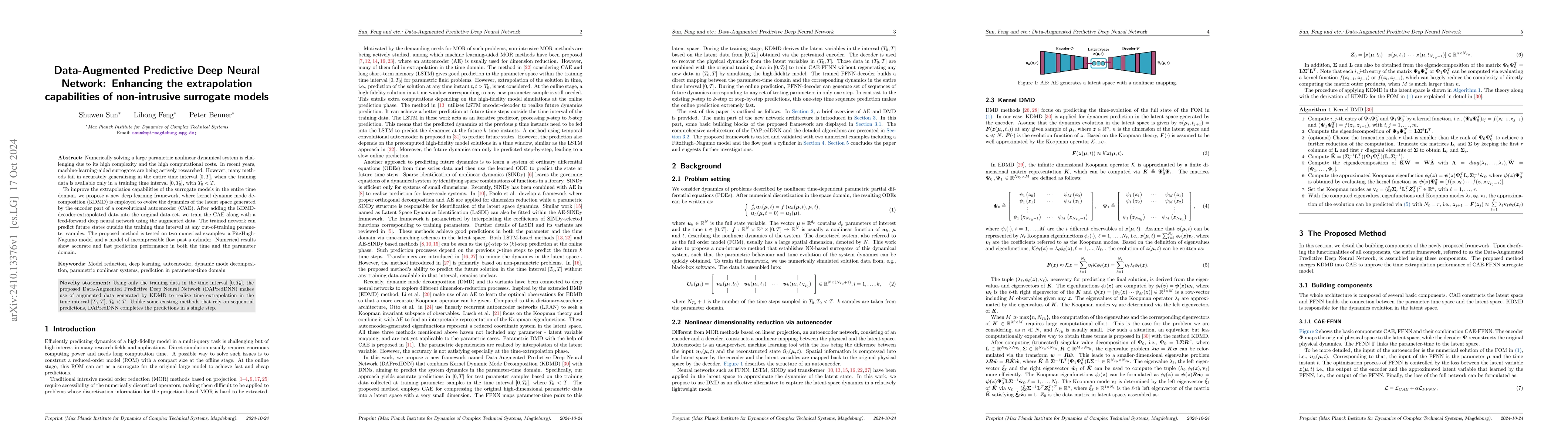 Thumbnail for Data-Augmented Predictive Deep Neural Network: Enhancing the
  extrapolation capabilities of non-intrusive surrogate models