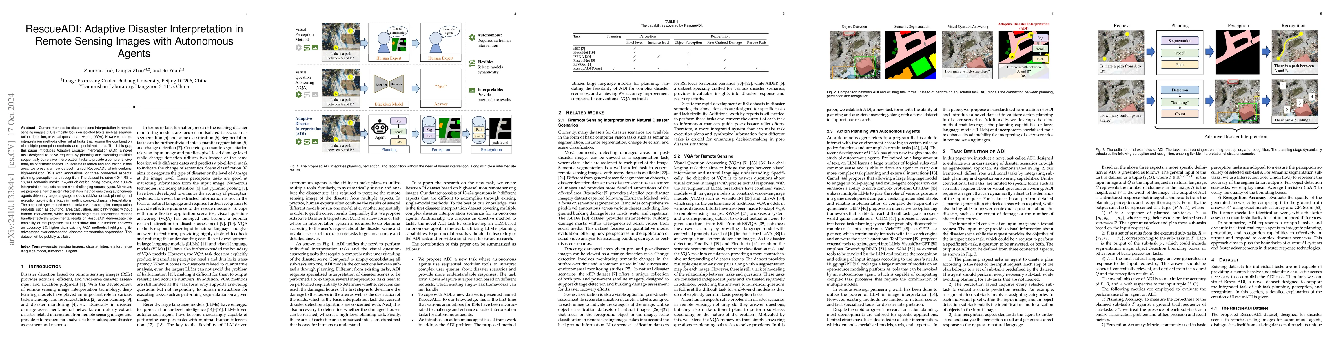 Thumbnail for RescueADI: Adaptive Disaster Interpretation in Remote Sensing Images
  with Autonomous Agents