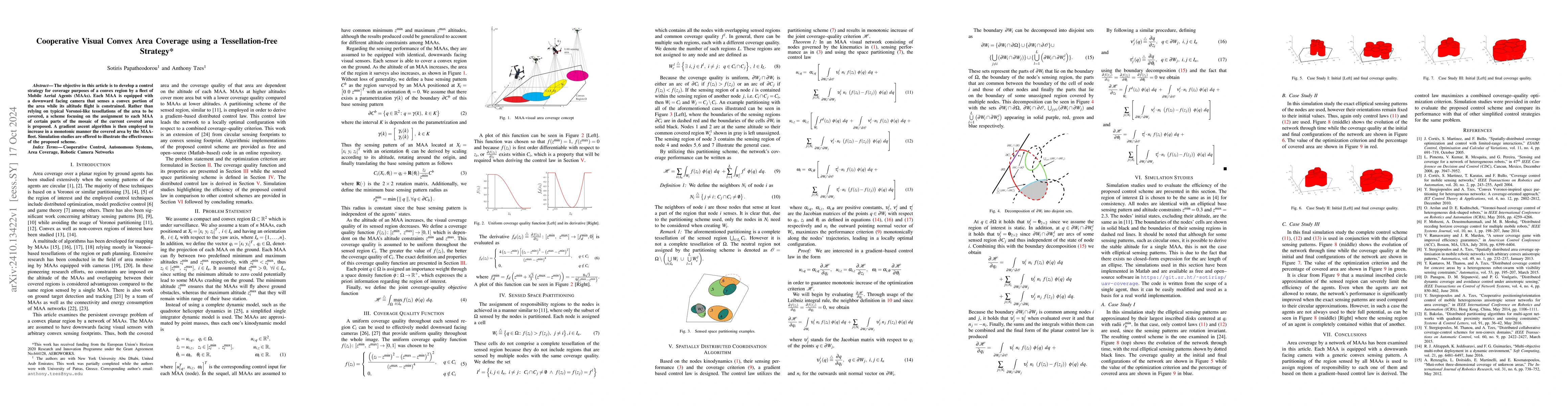 Thumbnail for Cooperative Visual Convex Area Coverage using a Tessellation-free
  Strategy