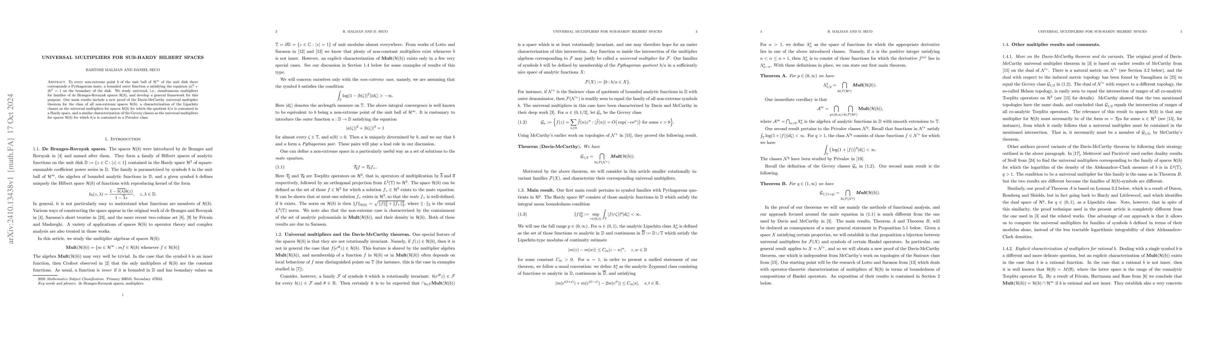Thumbnail for Universal multipliers for Sub-Hardy Hilbert spaces