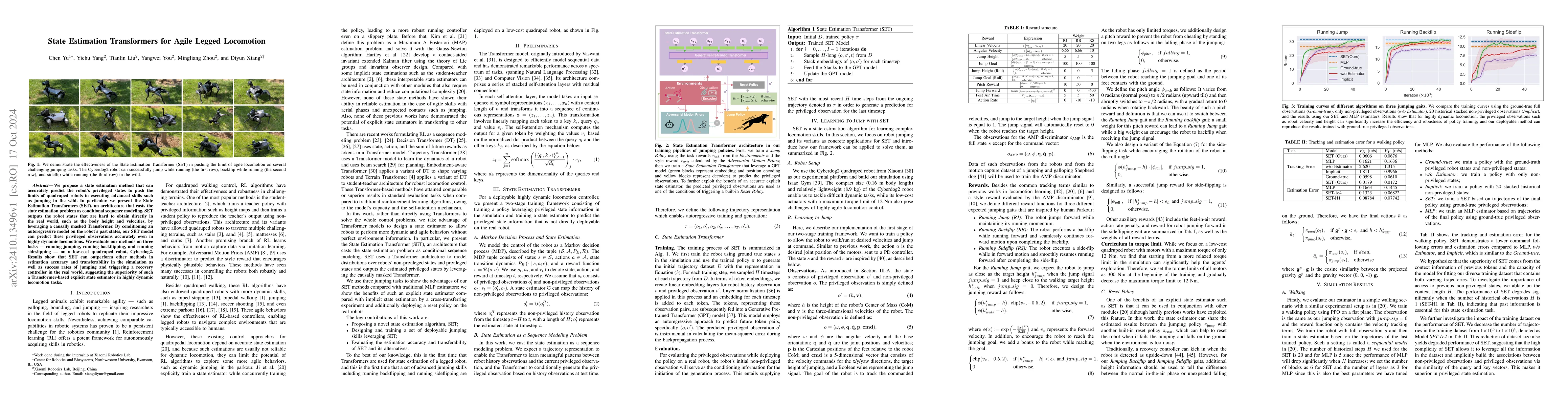 Thumbnail for State Estimation Transformers for Agile Legged Locomotion