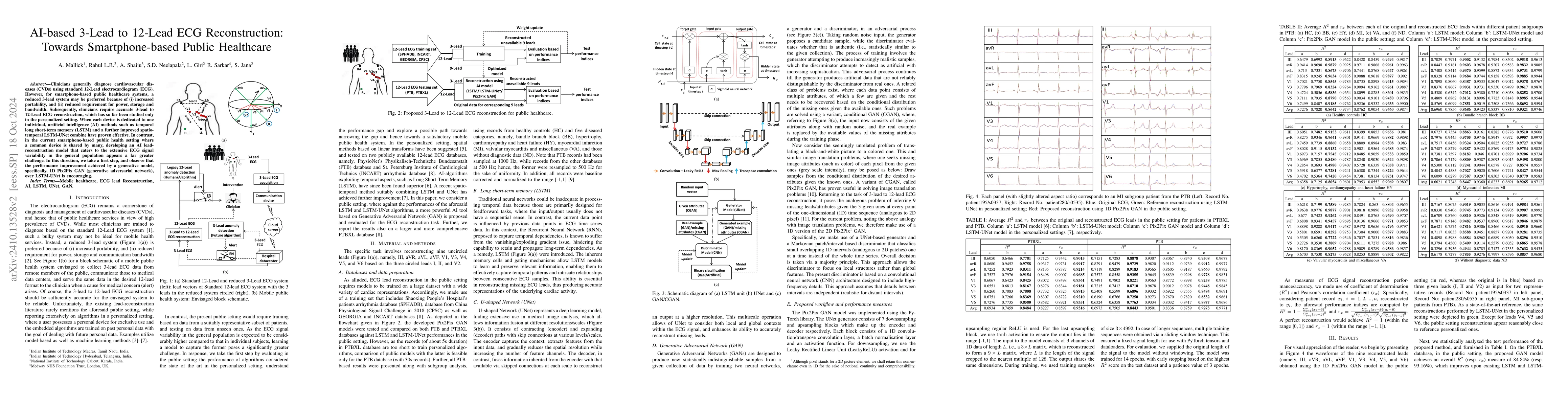 Thumbnail for AI-based 3-Lead to 12-Lead ECG Reconstruction: Towards Smartphone-based
  Public Healthcare