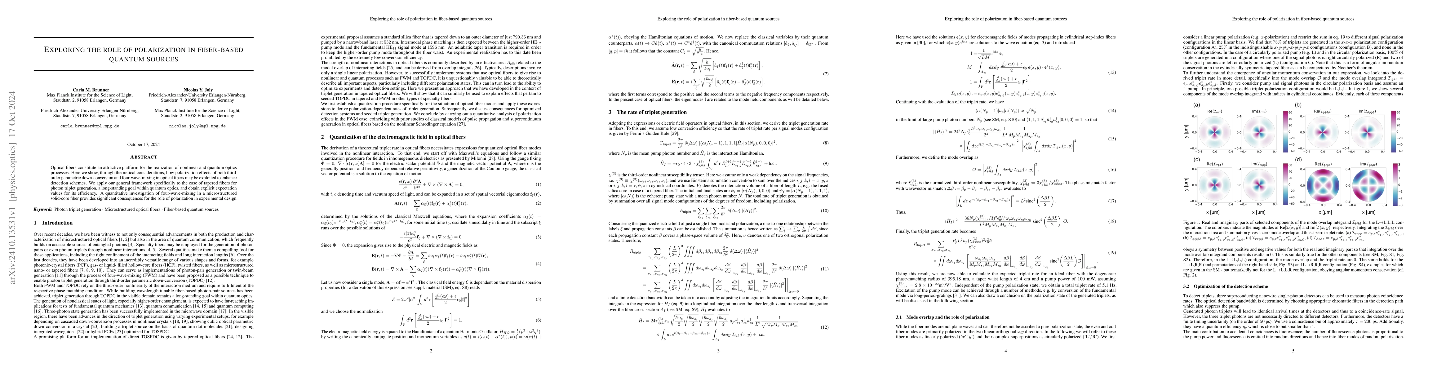 Thumbnail for Exploring the role of polarization in fiber-based quantum sources