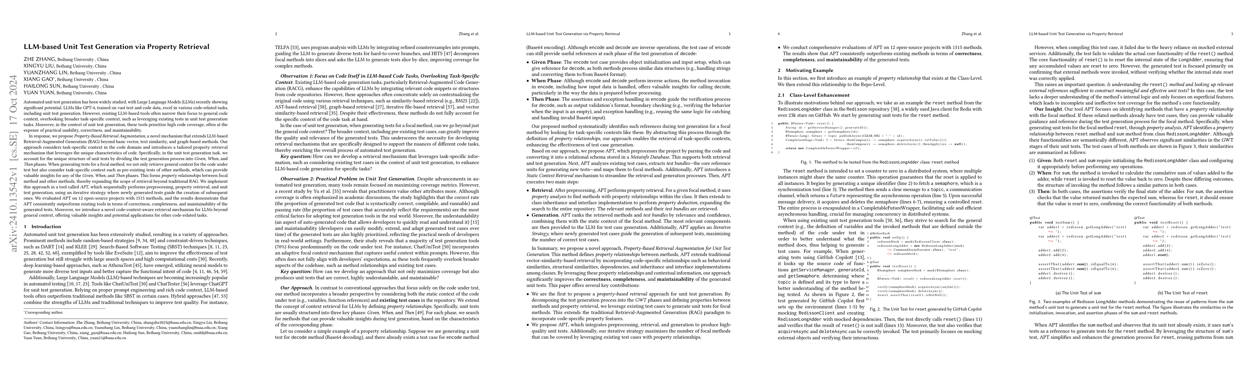 Thumbnail for LLM-based Unit Test Generation via Property Retrieval