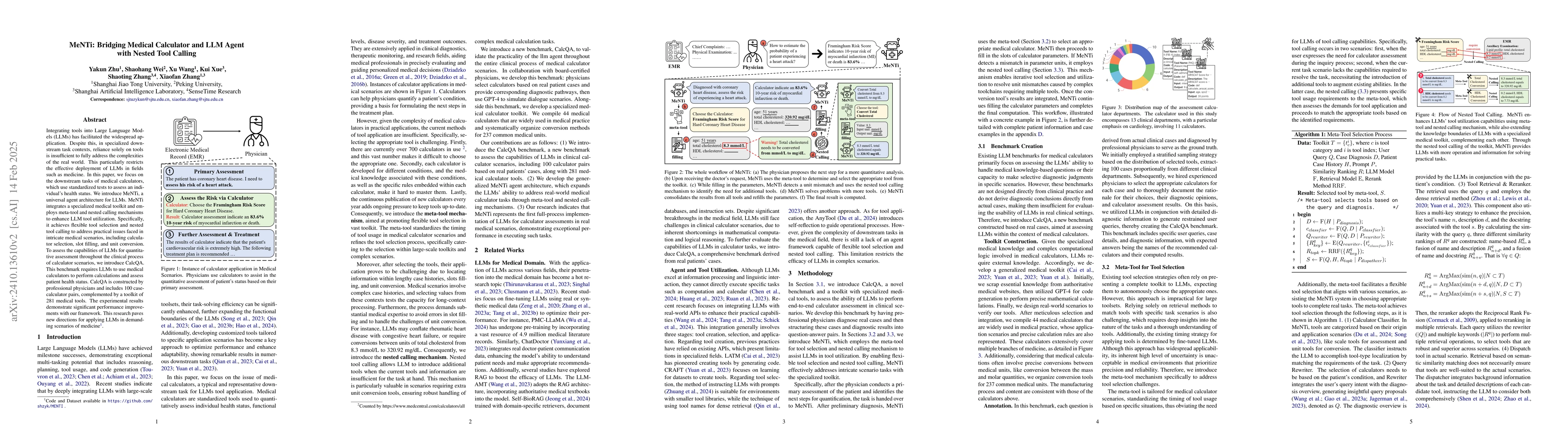 Thumbnail for MeNTi: Bridging Medical Calculator and LLM Agent with Nested Tool
  Calling