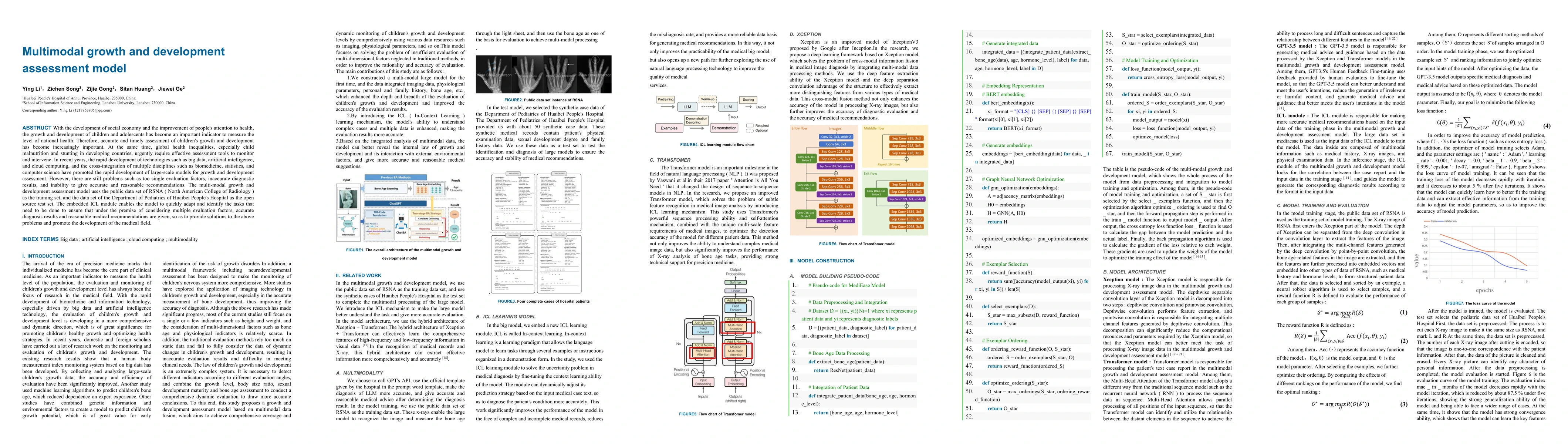 Thumbnail for Multimodal growth and development assessment model