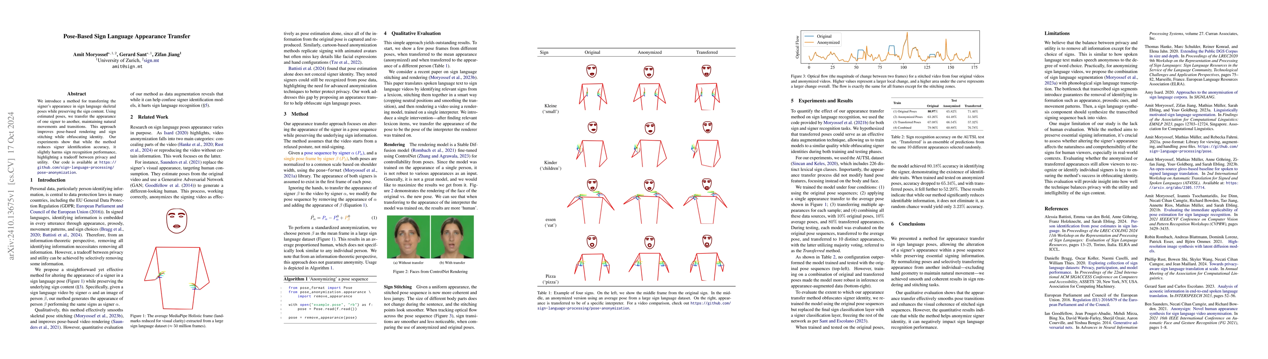 Thumbnail for Pose-Based Sign Language Appearance Transfer