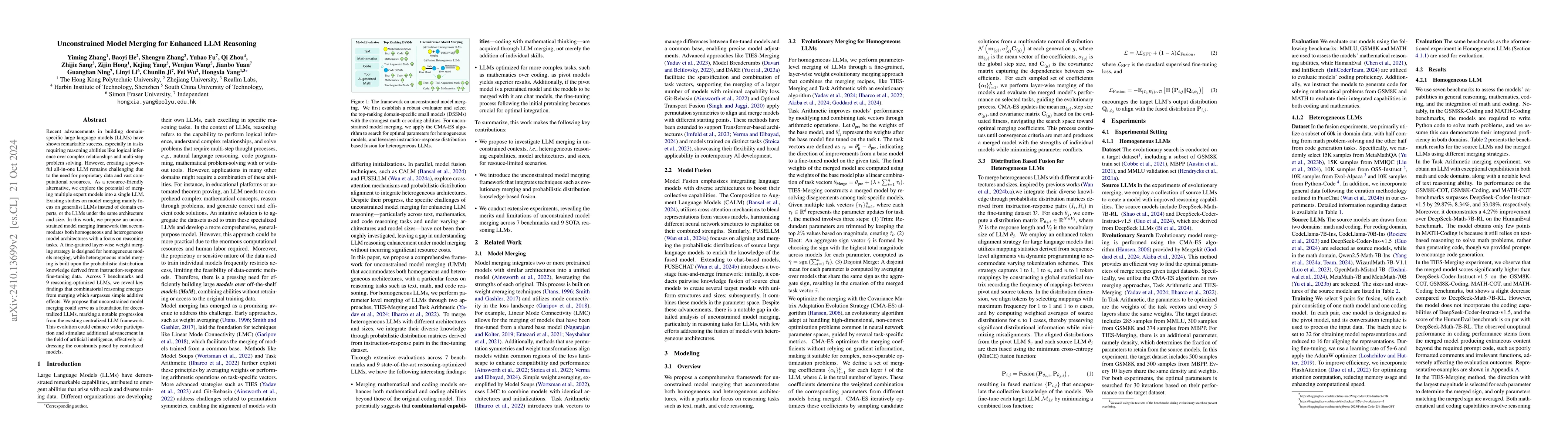 Thumbnail for Unconstrained Model Merging for Enhanced LLM Reasoning