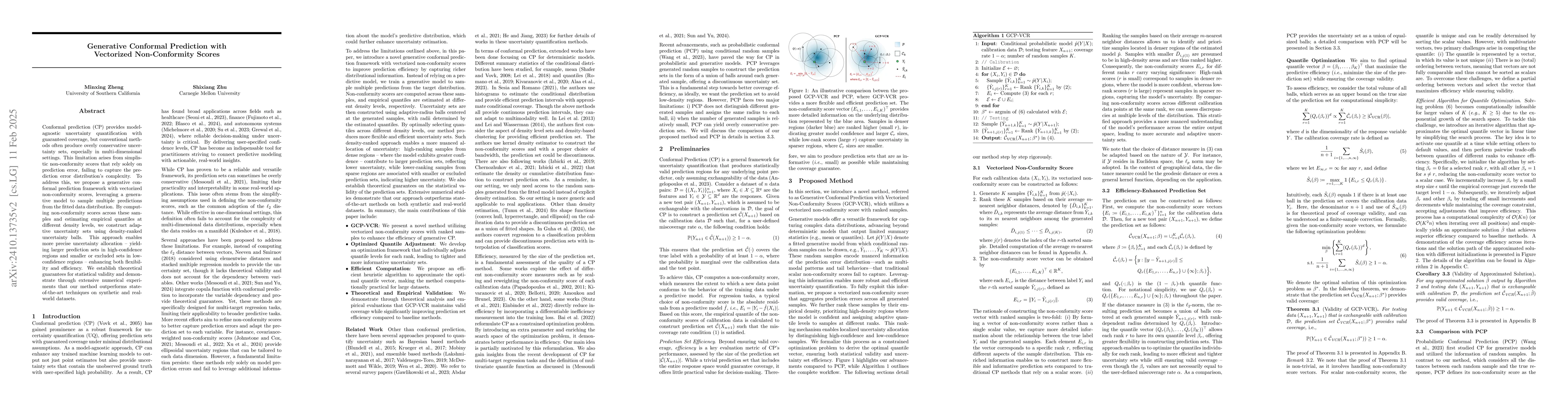 Thumbnail for Optimizing Probabilistic Conformal Prediction with Vectorized
  Non-Conformity Scores