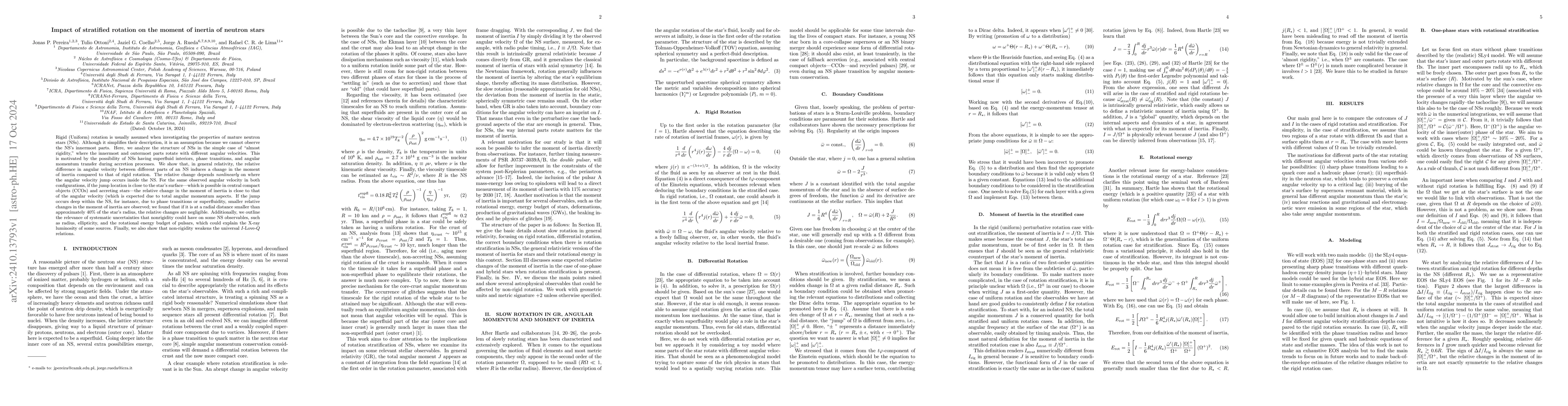 Thumbnail for Impact of stratified rotation on the moment of inertia of neutron stars