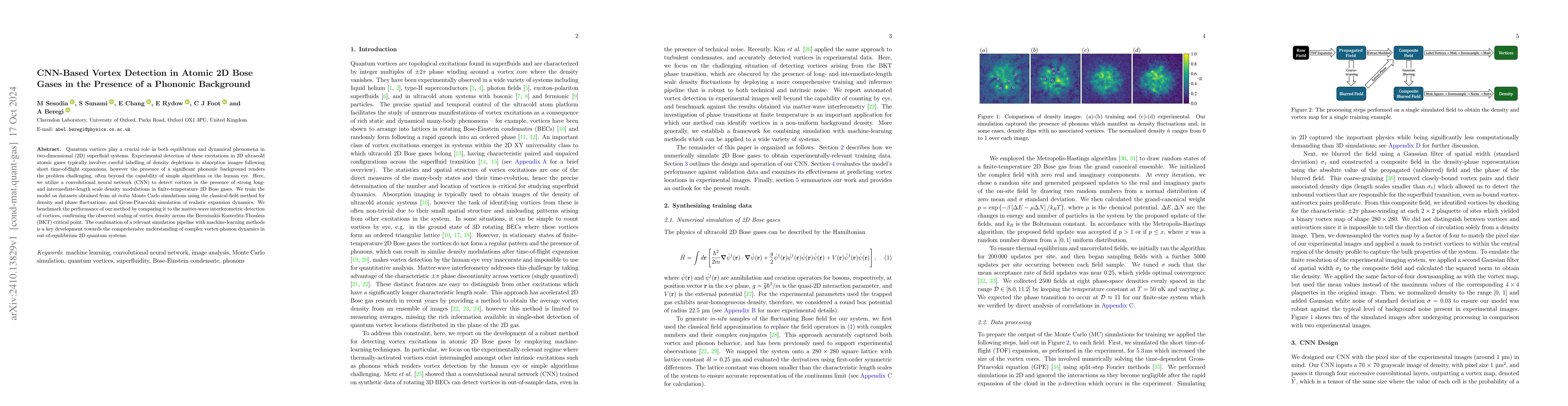 Thumbnail for CNN-Based Vortex Detection in Atomic 2D Bose Gases in the Presence of a
  Phononic Background