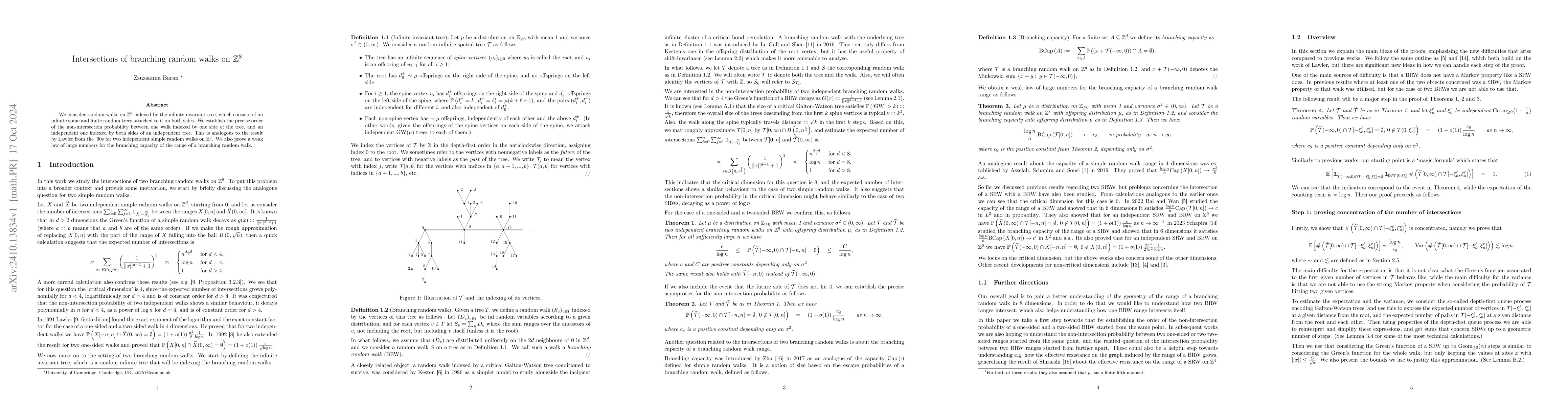Thumbnail for Intersections of branching random walks on $\mathbb{Z}^8$
