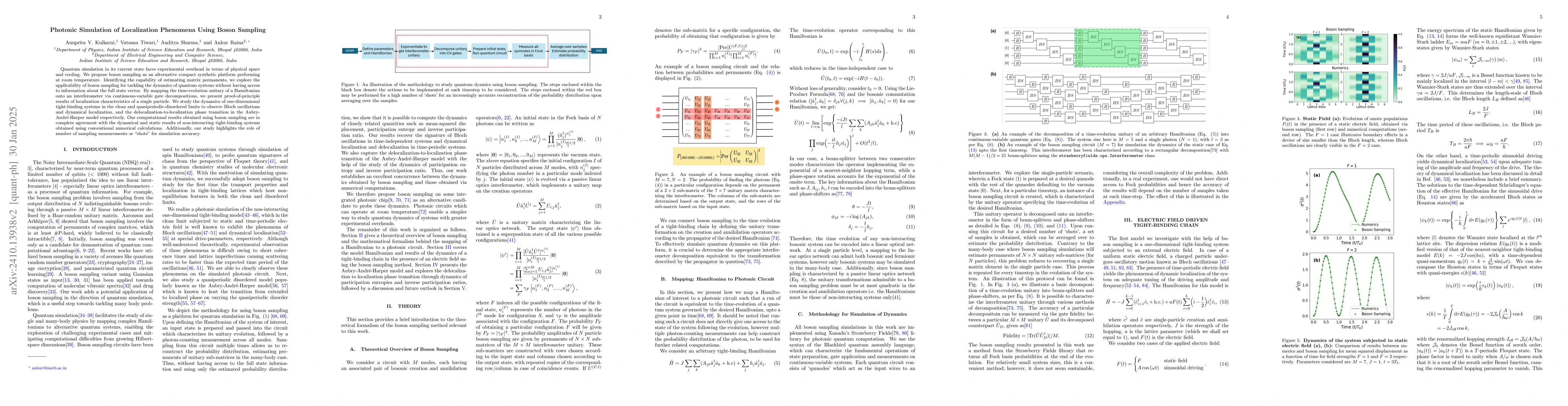 Thumbnail for Photonic Simulation of Localization Phenomena Using Boson Sampling