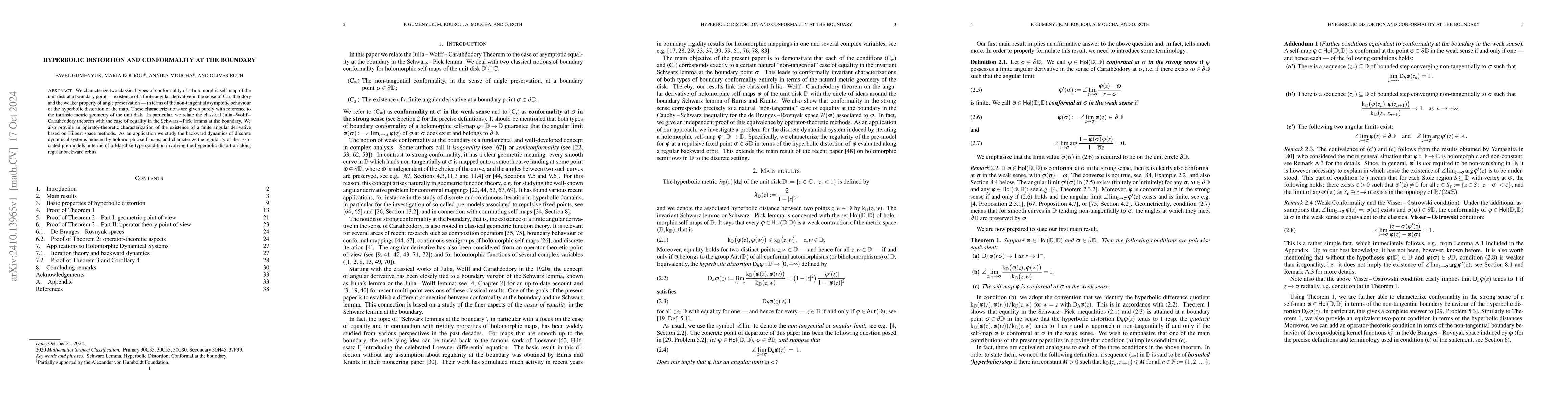 Thumbnail for Hyperbolic distortion and conformality at the boundary