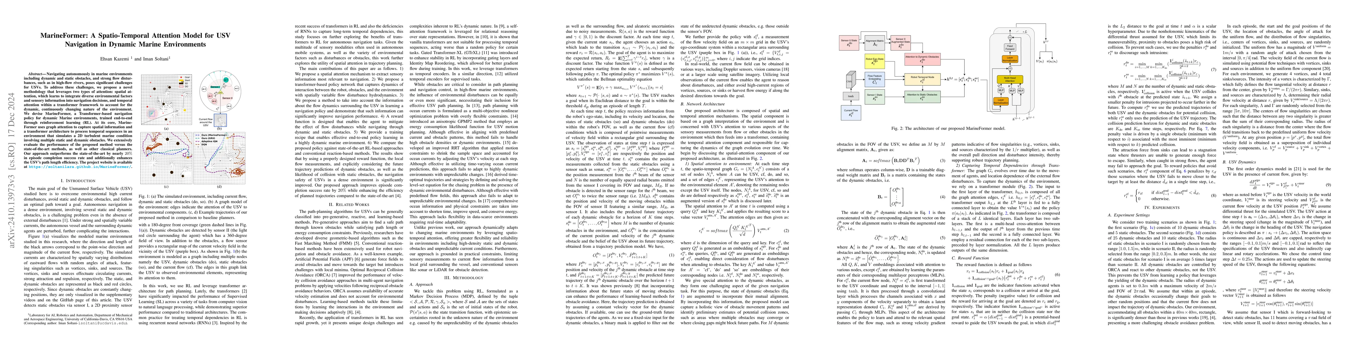 Thumbnail for MarineFormer: A Transformer-based Navigation Policy Model for Collision
  Avoidance in Marine Environment