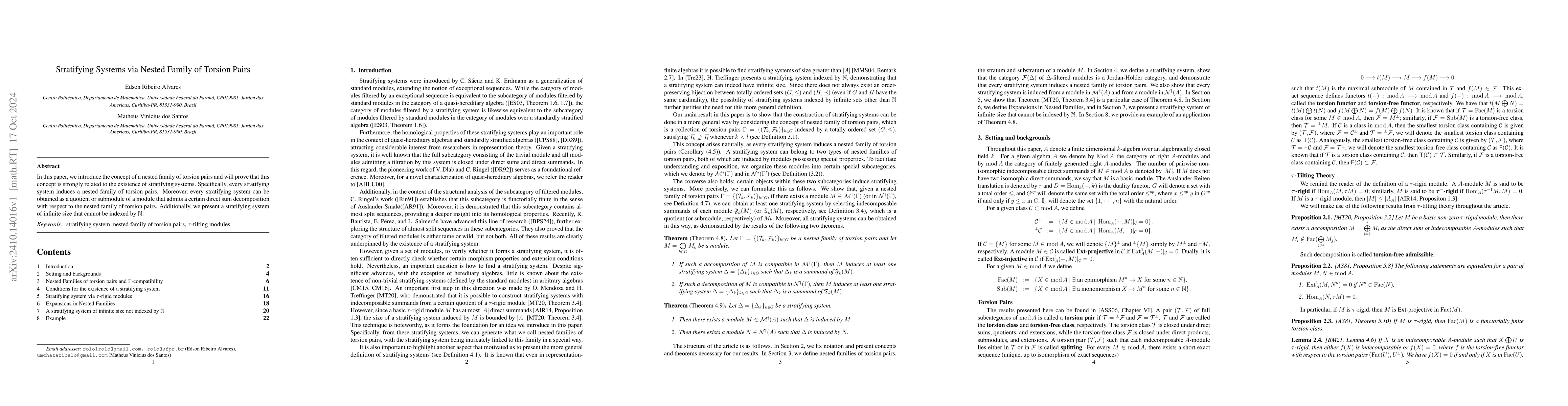Thumbnail for Stratifying Systems via Nested Family of Torsion Pairs