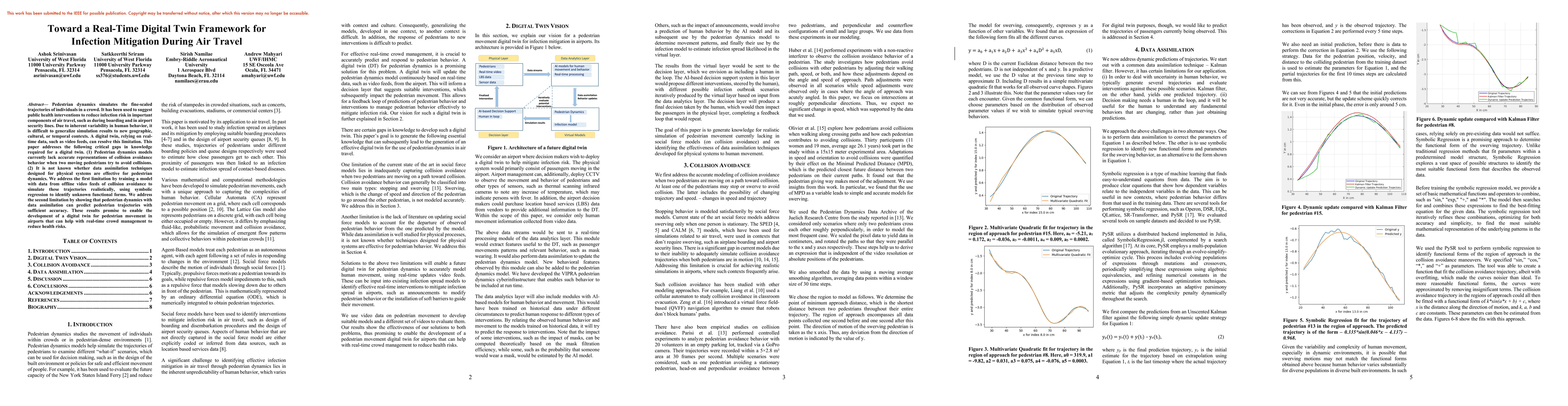 Thumbnail for Toward a Real-Time Digital Twin Framework for Infection Mitigation
  During Air Travel