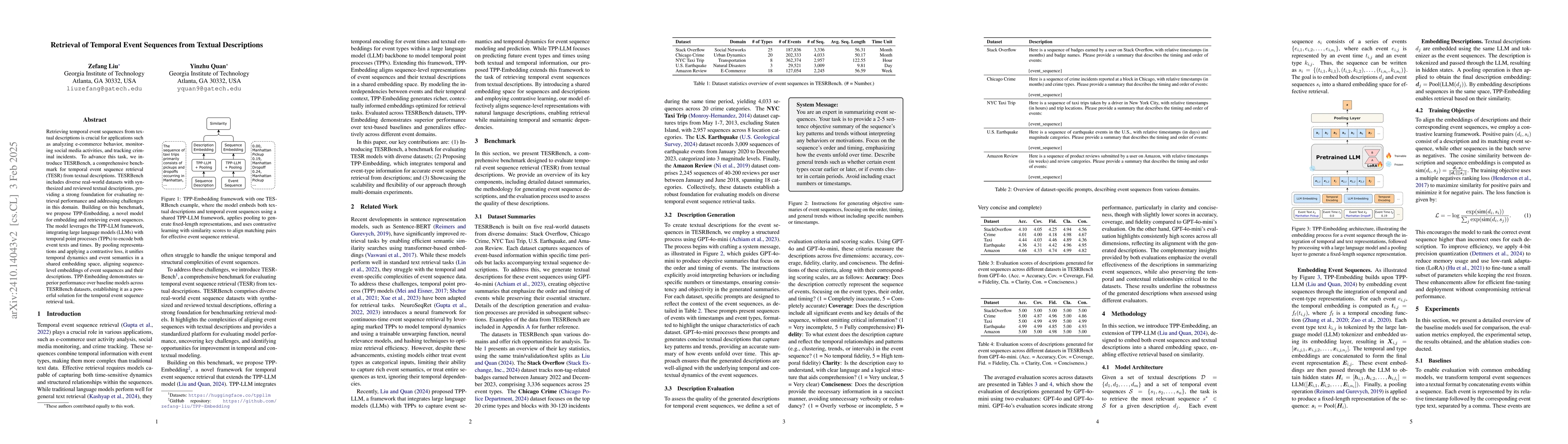 Thumbnail for Efficient Retrieval of Temporal Event Sequences from Textual
  Descriptions
