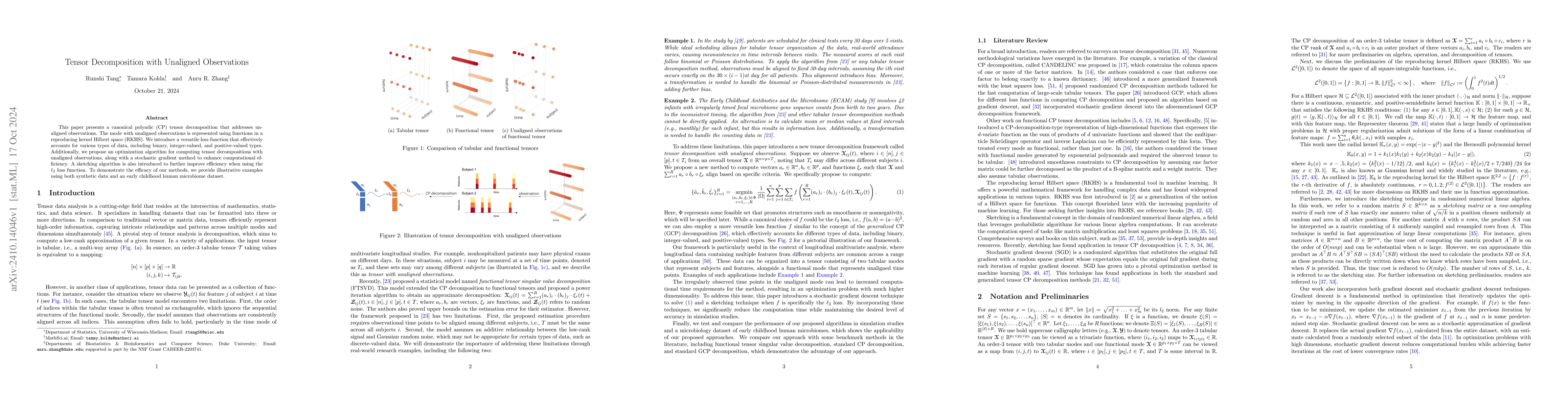 Thumbnail for Tensor Decomposition with Unaligned Observations