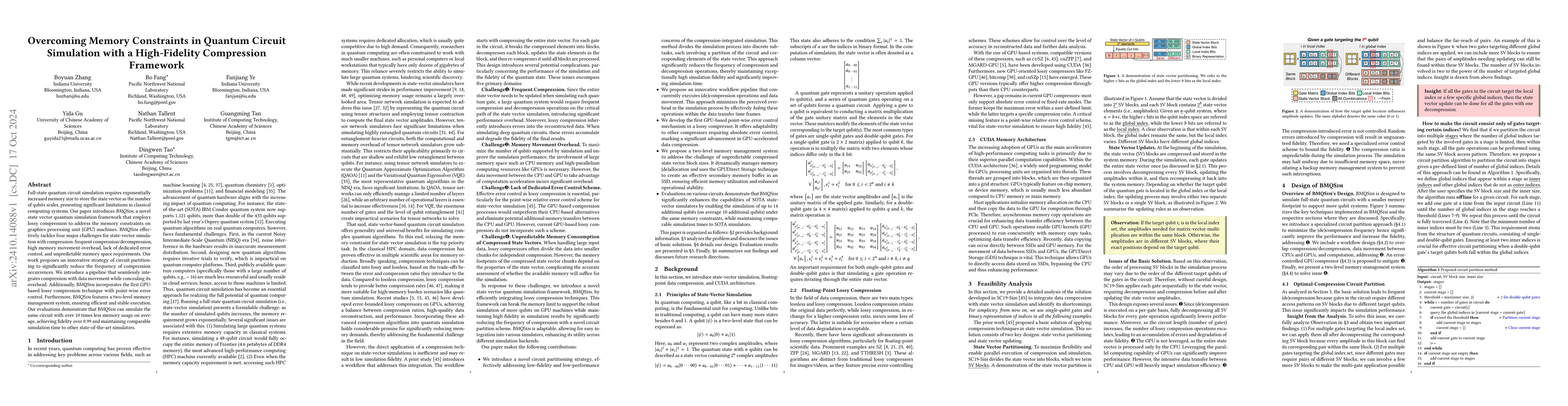 Thumbnail for Overcoming Memory Constraints in Quantum Circuit Simulation with a
  High-Fidelity Compression Framework