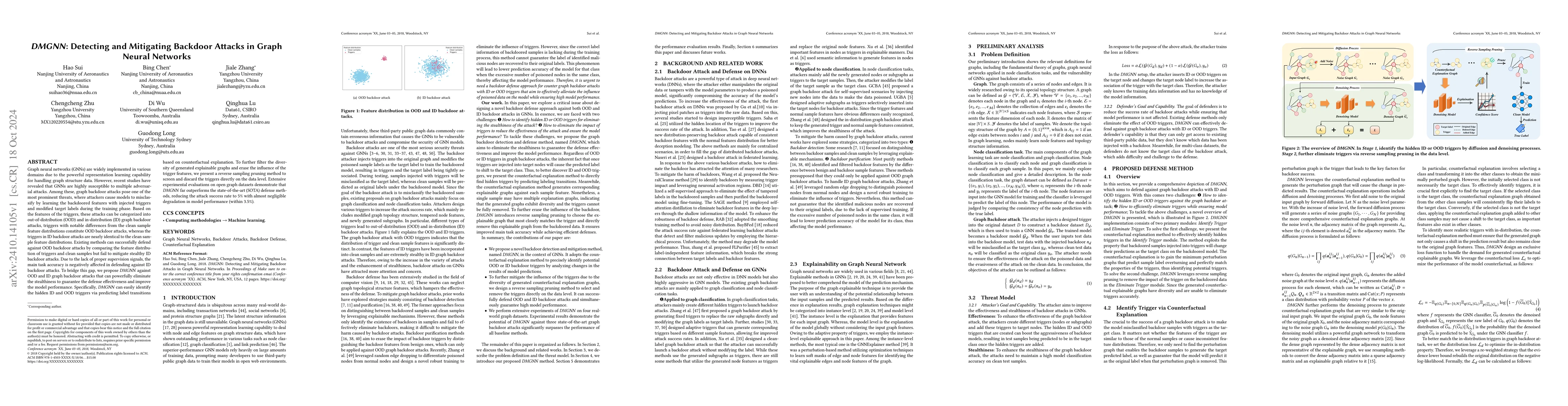 Thumbnail for DMGNN: Detecting and Mitigating Backdoor Attacks in Graph Neural
  Networks