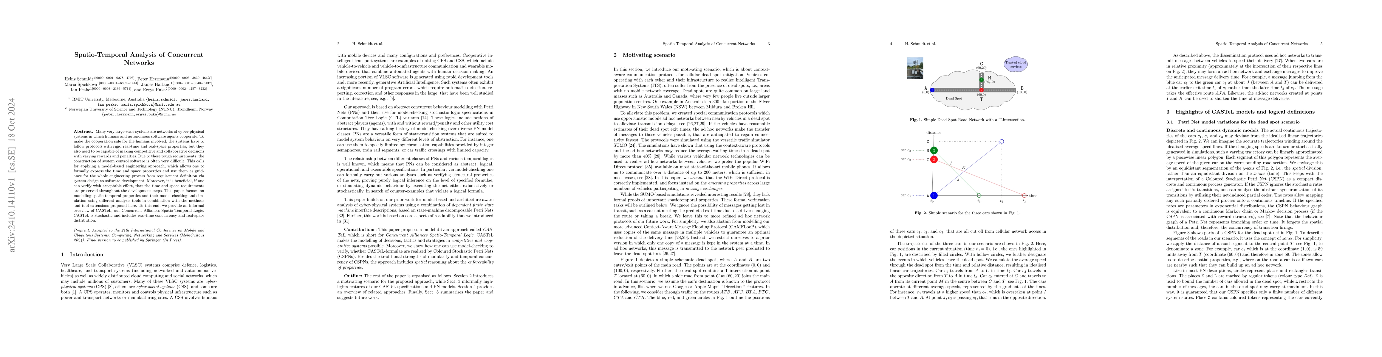 Thumbnail for Spatio-Temporal Analysis of Concurrent Networks