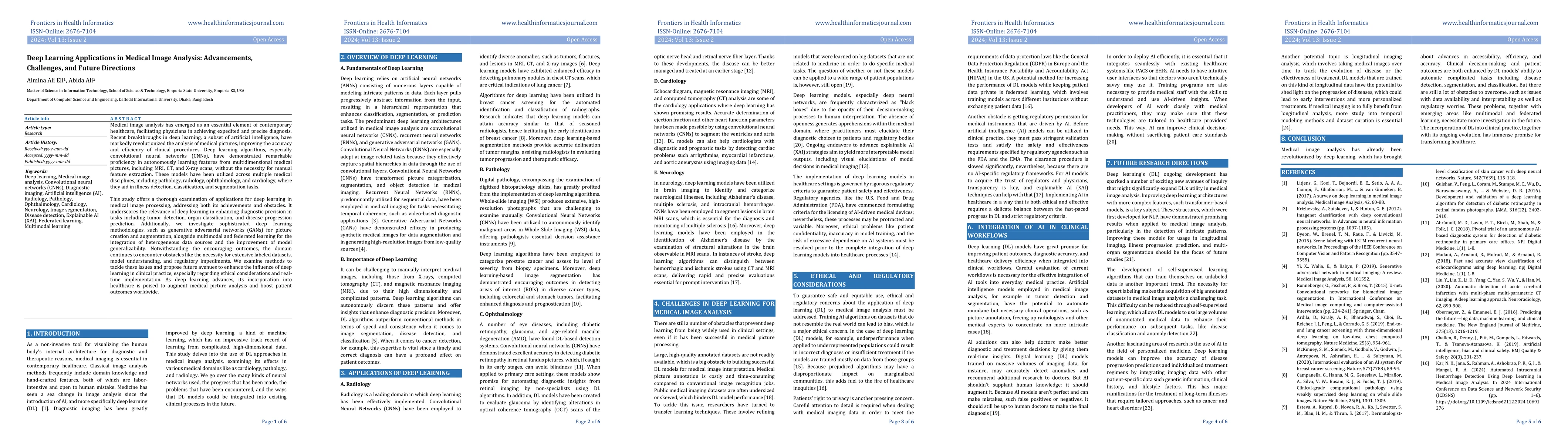 Thumbnail for Deep Learning Applications in Medical Image Analysis: Advancements,
  Challenges, and Future Directions