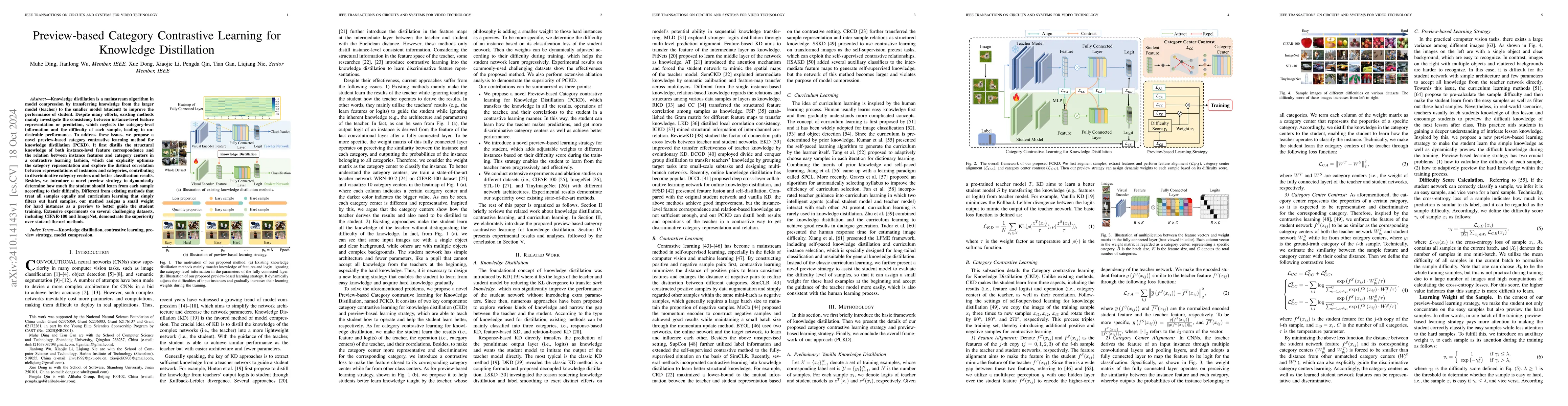 Thumbnail for Preview-based Category Contrastive Learning for Knowledge Distillation