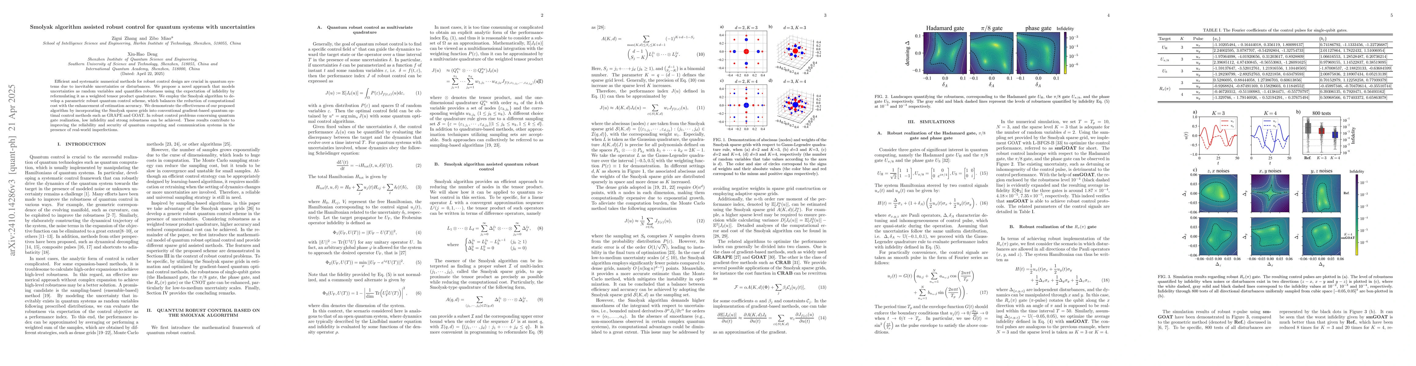 Thumbnail for Smolyak algorithm assisted robust control of quantum systems