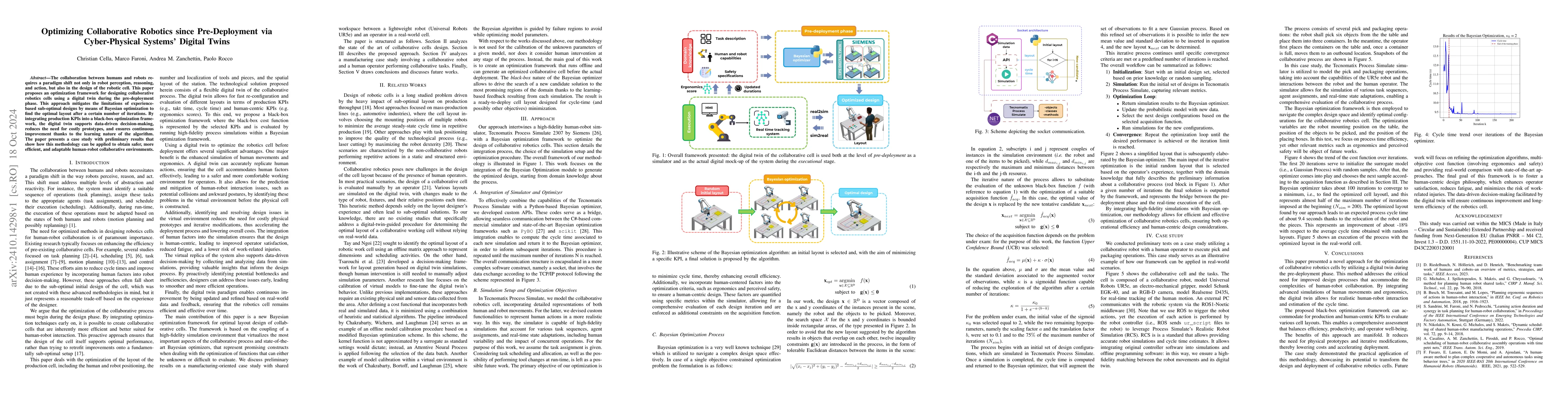 Thumbnail for Optimizing Collaborative Robotics since Pre-Deployment via
  Cyber-Physical Systems' Digital Twins
