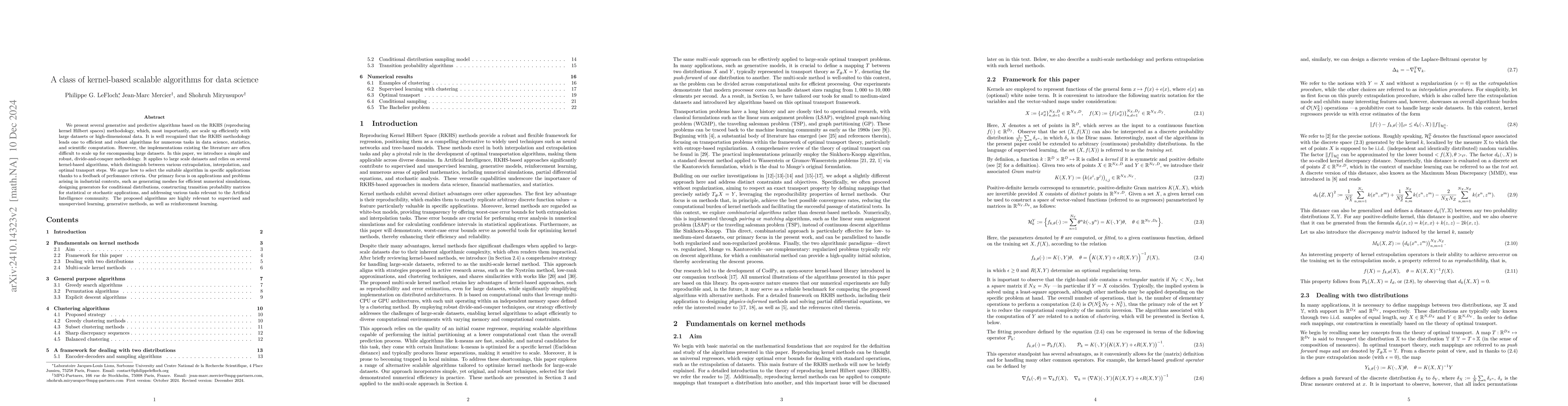 Thumbnail for A class of kernel-based scalable algorithms for data science