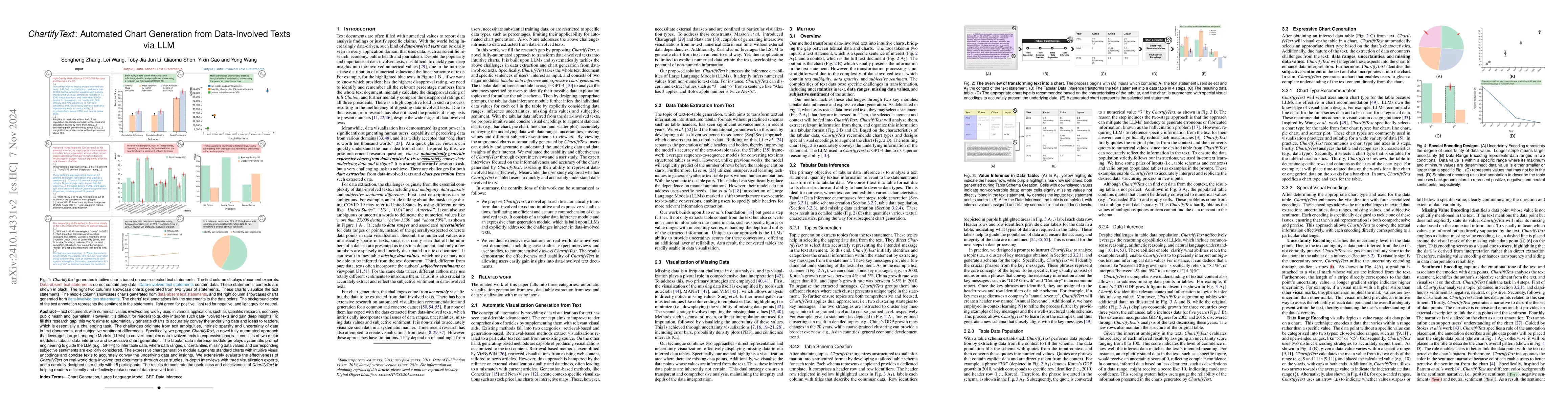 Thumbnail for ChartifyText: Automated Chart Generation from Data-Involved Texts via
  LLM