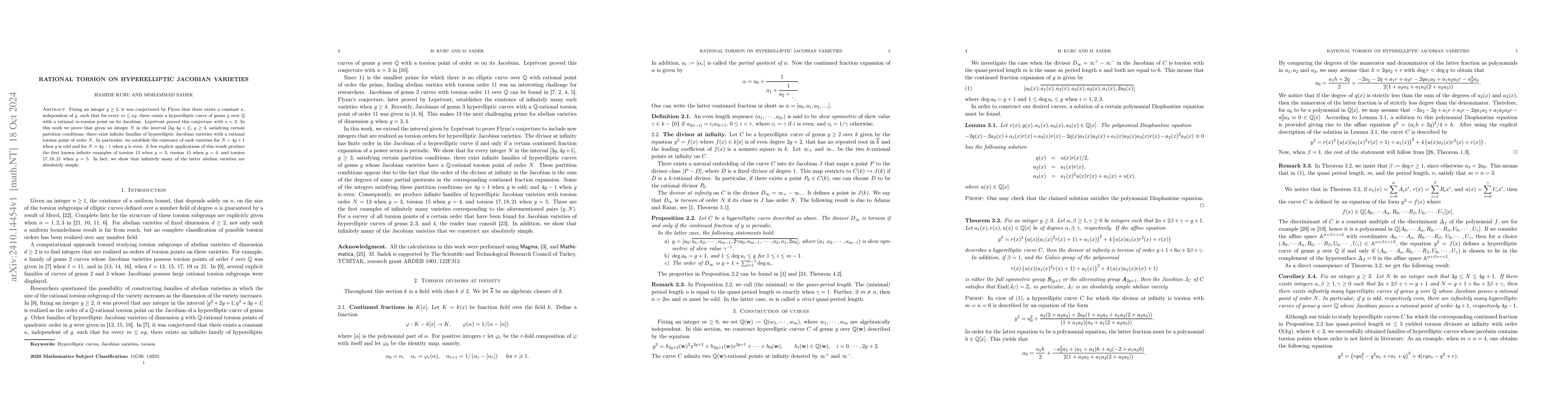 Thumbnail for Rational torsion on hyperelliptic jacobian varieties