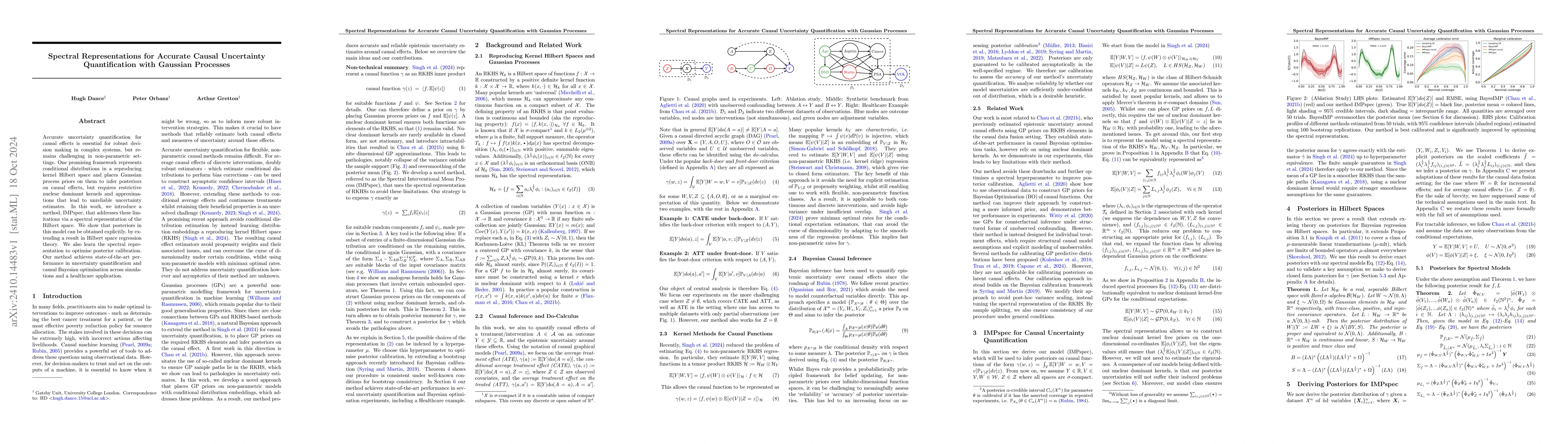 Thumbnail for Spectral Representations for Accurate Causal Uncertainty Quantification
  with Gaussian Processes