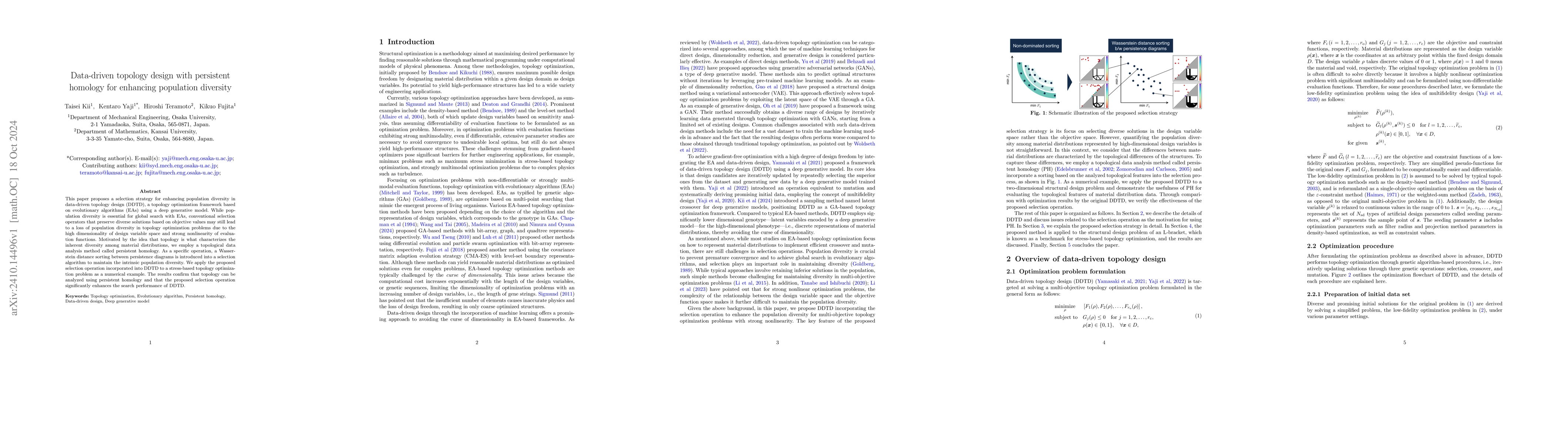 Thumbnail for Data-driven topology design with persistent homology for enhancing
  population diversity