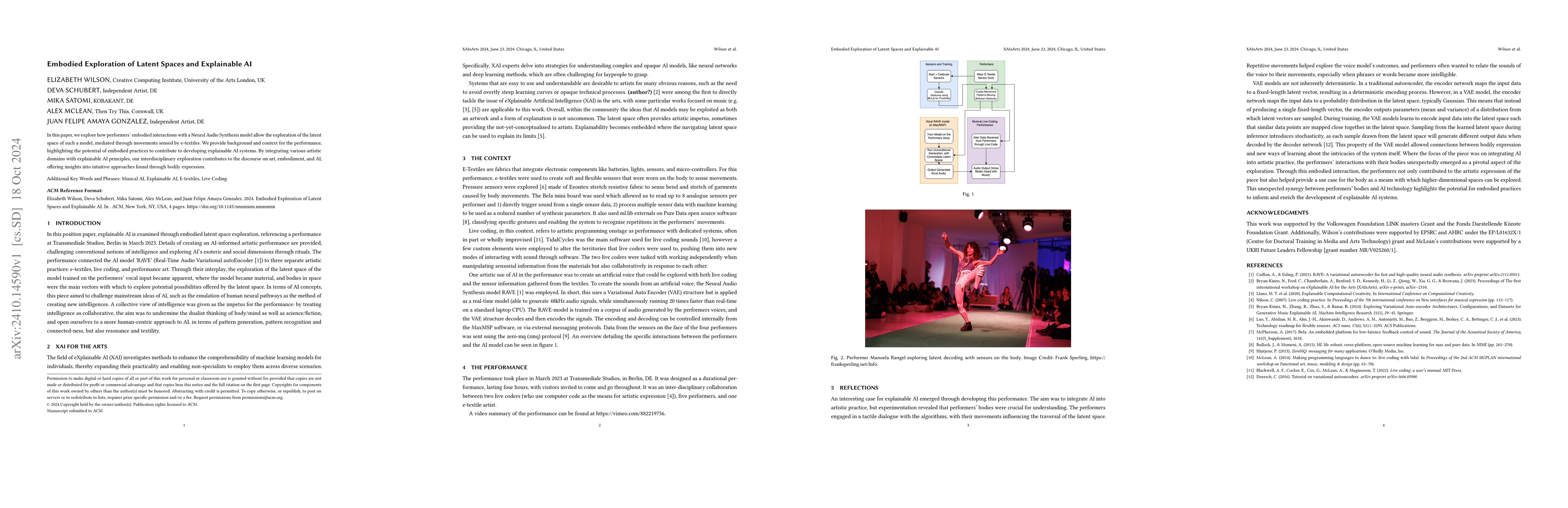 Thumbnail for Embodied Exploration of Latent Spaces and Explainable AI