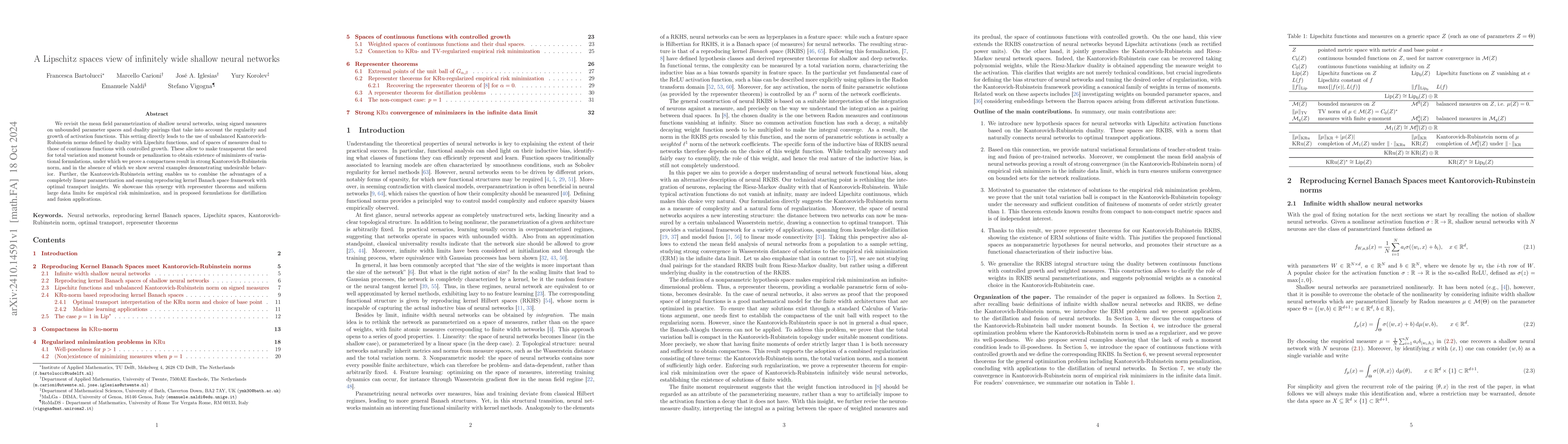 Thumbnail for A Lipschitz spaces view of infinitely wide shallow neural networks