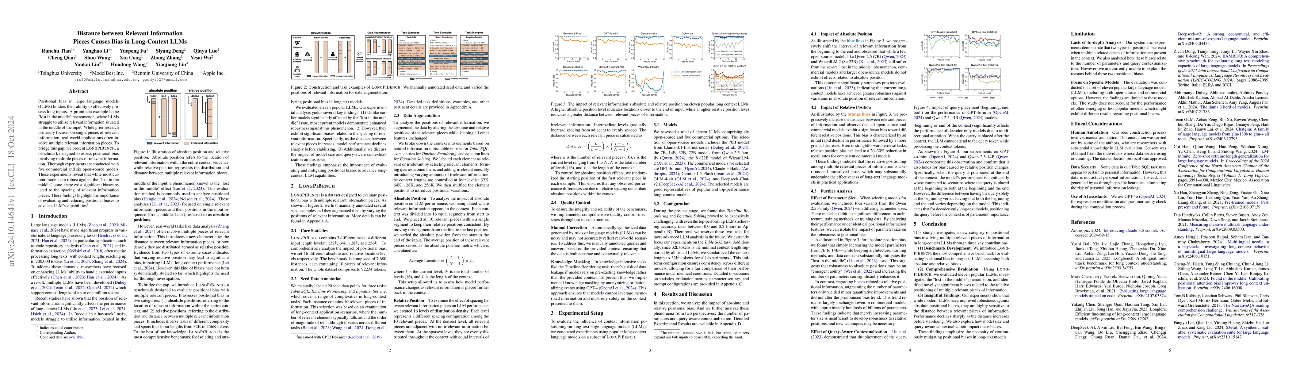 Thumbnail for Distance between Relevant Information Pieces Causes Bias in Long-Context
  LLMs