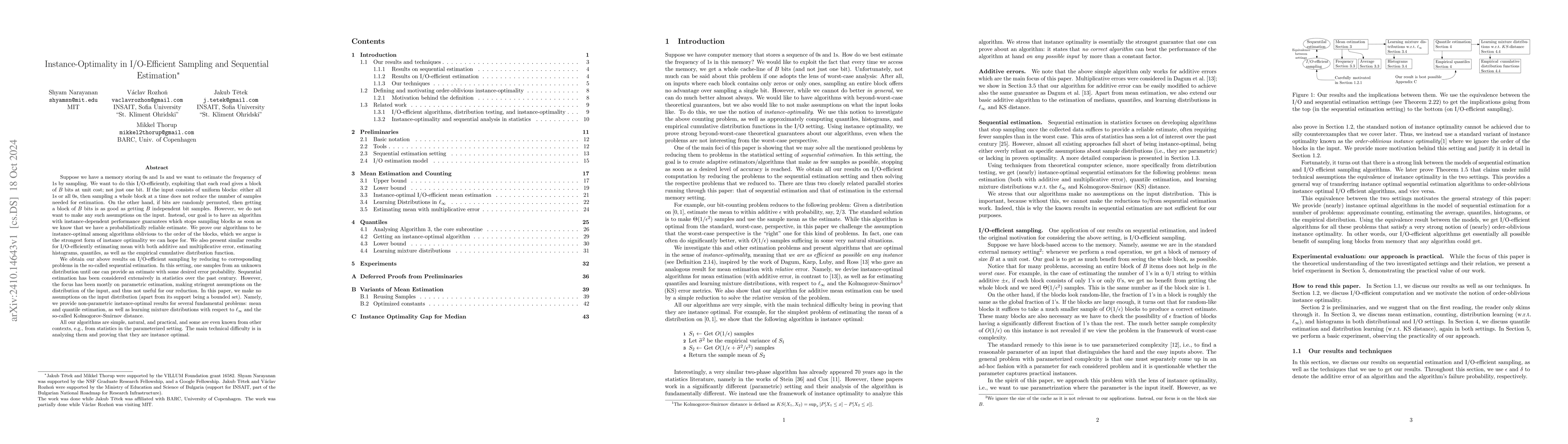 Thumbnail for Instance-Optimality in I/O-Efficient Sampling and Sequential Estimation