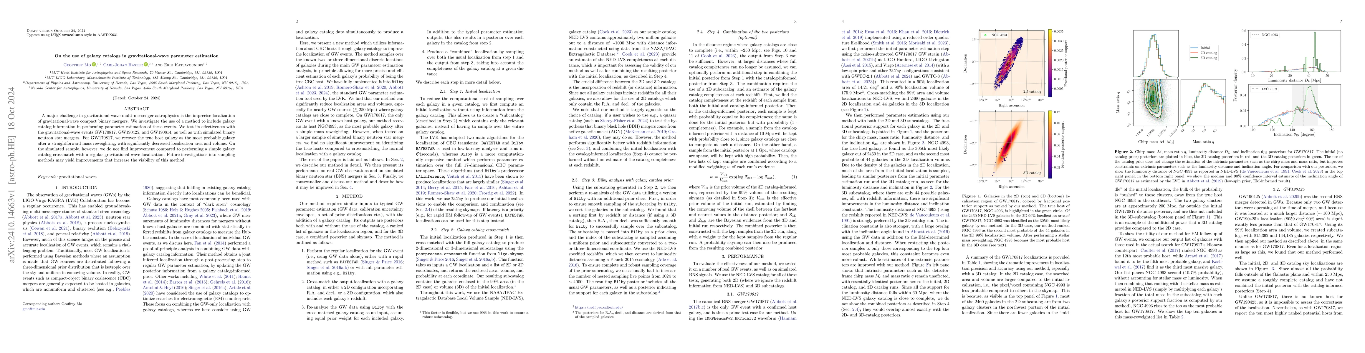 Thumbnail for On the use of galaxy catalogs in gravitational-wave parameter estimation