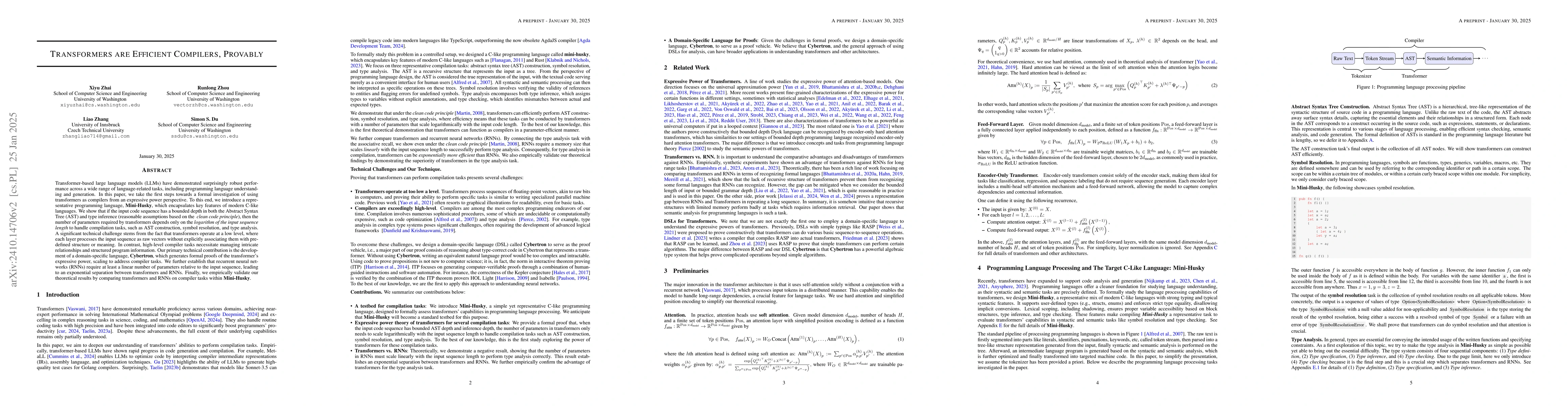 Thumbnail for Transformers are Efficient Compilers, Provably