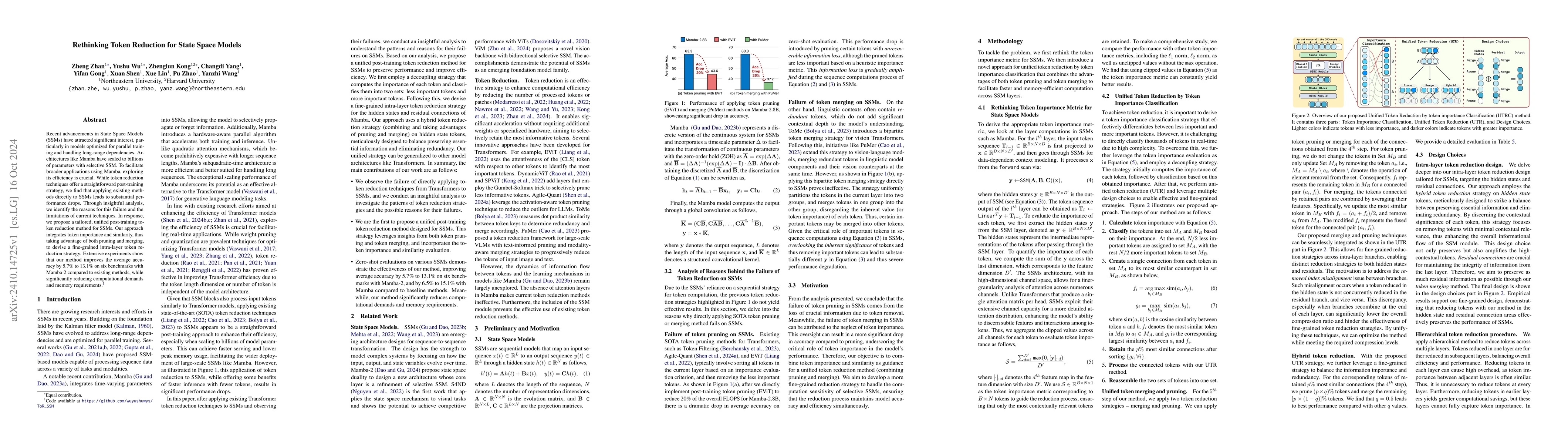 Thumbnail for Rethinking Token Reduction for State Space Models
