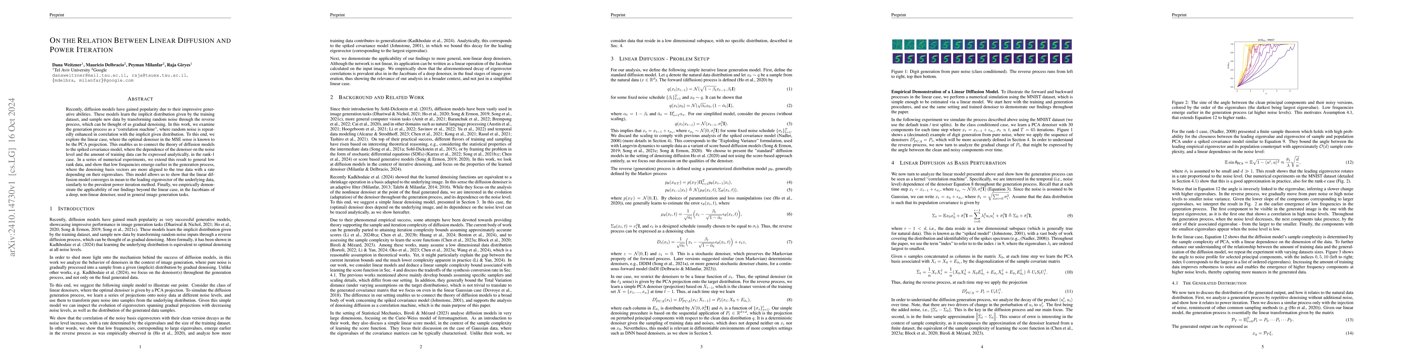 Thumbnail for On the Relation Between Linear Diffusion and Power Iteration