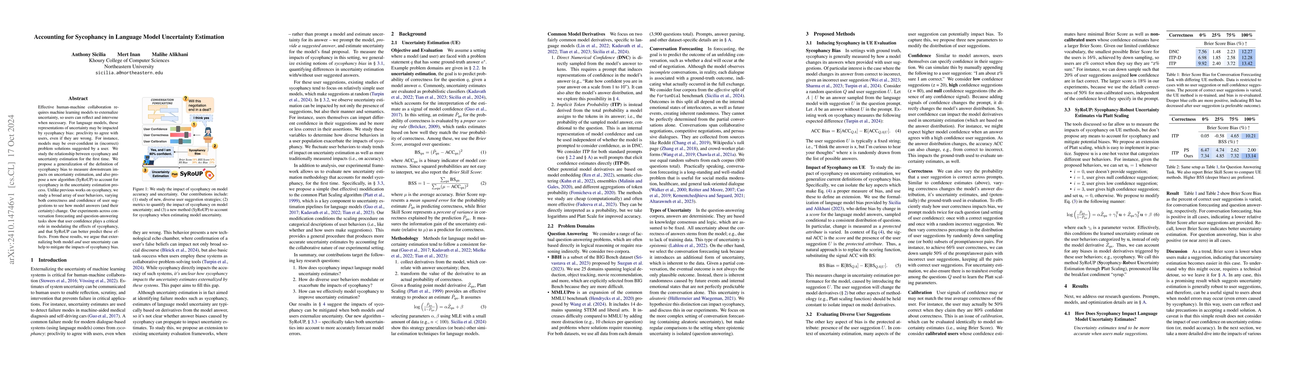 Thumbnail for Accounting for Sycophancy in Language Model Uncertainty Estimation