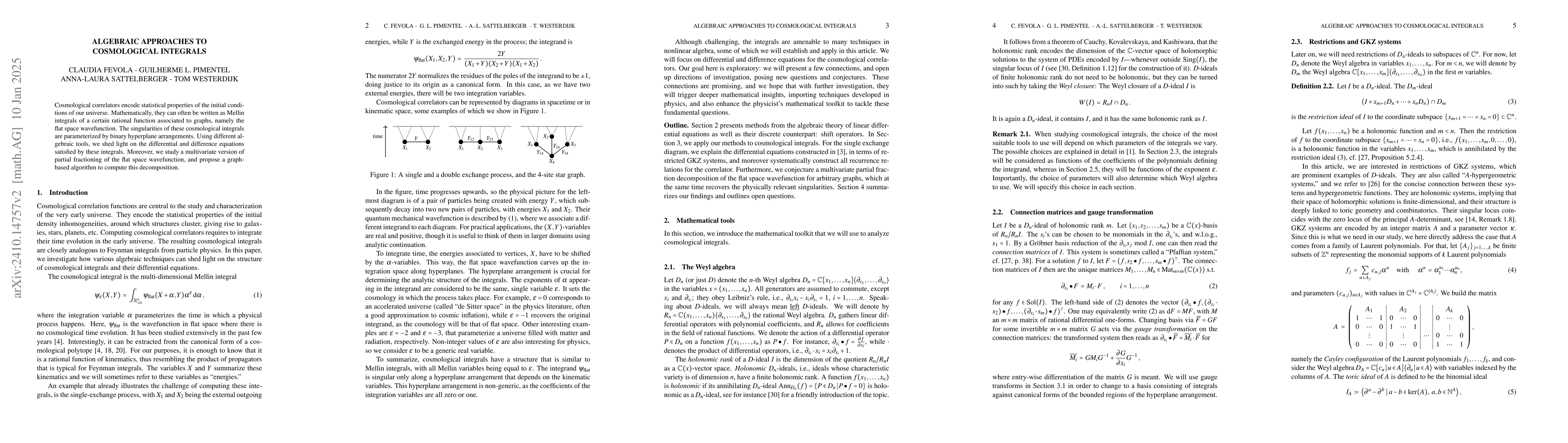 Thumbnail for Algebraic Approaches to Cosmological Integrals
